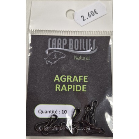 Agrafes rapides