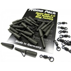 Pack promo clips metal 2.0 ring swivels 20 clips metal + 20 tétines+ 20 émerilllons anneaux Mika products