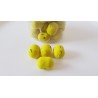 Dumbell flottant jaune fluo